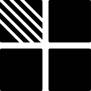 bir kare çerçevenin siyah ve beyaz vektör çizimi