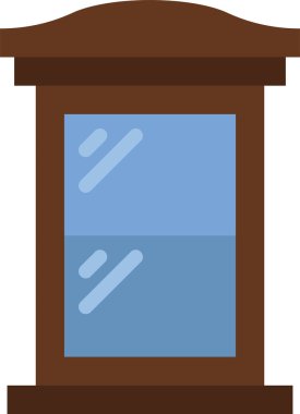 Otelde. Web simgesi basit illüstrasyon