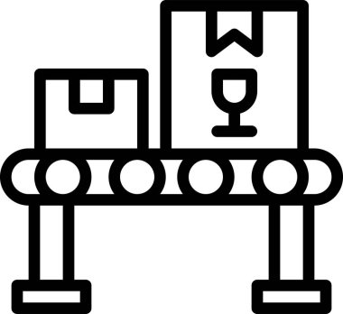 Teslimat. Web simgesi basit illüstrasyon