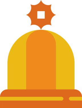 Zil. Web simgesi basit illüstrasyon