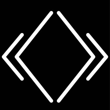 Kaydırıcı vektör simgesi beyaz arkaplanda izole edildi