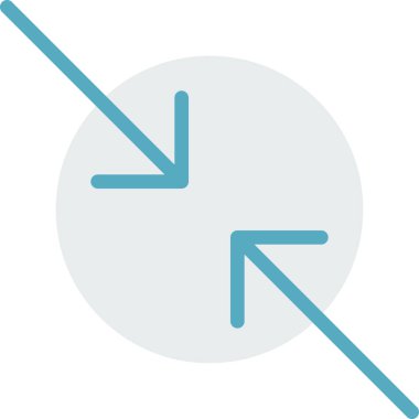 Beyaz arkaplanda simge ve vektör illüstrasyonunu sıkıştır