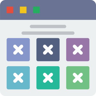 Beyaz arkaplanda ürün web tasarım çizgisi vektör simgesi