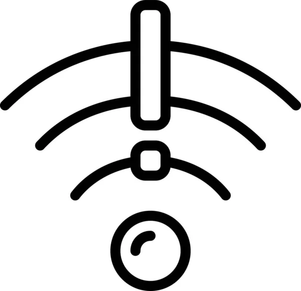Wifi Problem Web Design Icons Vector Illustration — Stock Vector