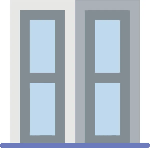 Window Web Icon Simple Illustration — Stock Vector