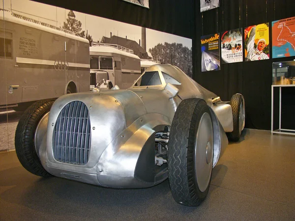 Zwickau Německo Srpen2007 Klasický Německý Závodní Vůz Auto Union Typ — Stock fotografie