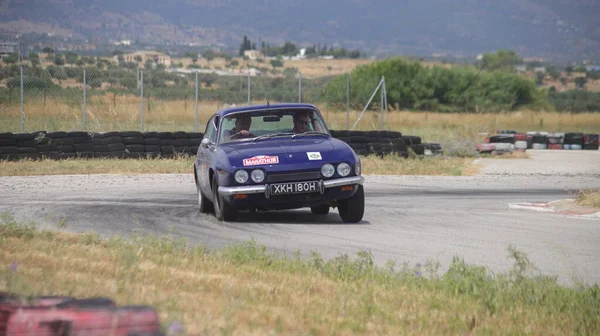 Athènes Juin 2018 Voiture Britannique Classique Reliant Scimitar 1970 Sur — Photo