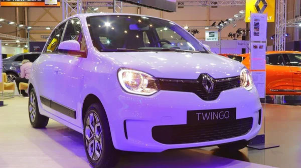 Atenas Grecia Noviembre 2019 Nuevo Coche Renault Twingo Expuesto Atenas — Foto de Stock