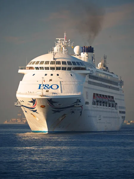 Piraeus Greece October 2020 Cruise Ship Pacific Dawn Company Cruises — Stock Photo, Image