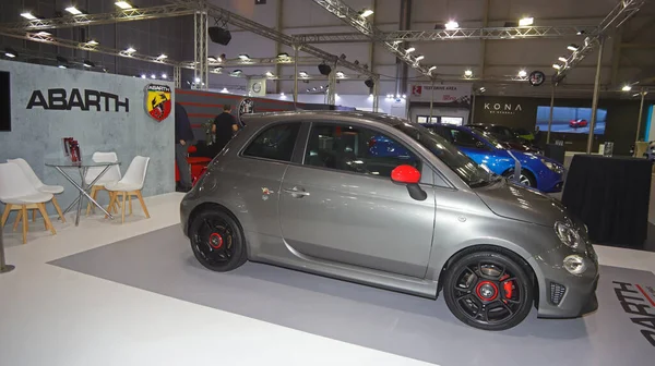 Atenas Grecia Noviembre 2018 Abarth 595 Pista Expuesta Salón Del — Foto de Stock