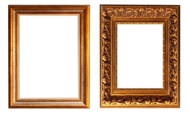 Frames Foto Stokbrood Geïsoleerd Witte Achtergrond Set — Stockfoto