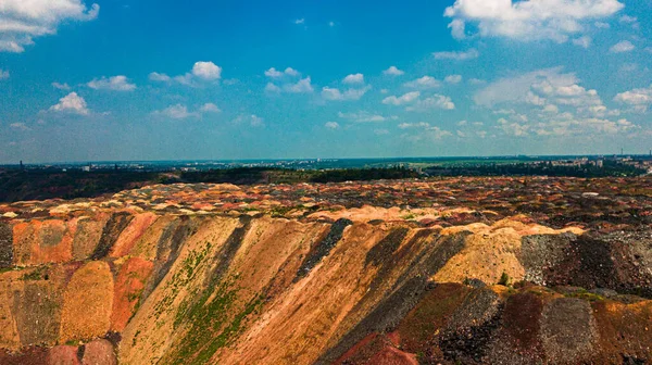 Miniera Ferro Cava Aperta Miniera Minerale Ferro Enorme — Foto Stock