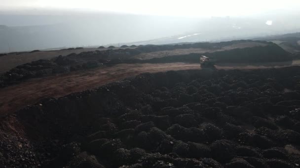 铁矿石露天矿开采航拍视频4K — 图库视频影像