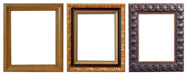 Beyaz arkaplan üzerinde izole edilmiş resim baget kutuları.