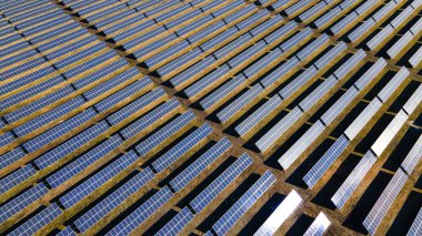 Güneş panelleri, fotovoltaik, alternatif güç kaynağı - seçici odak