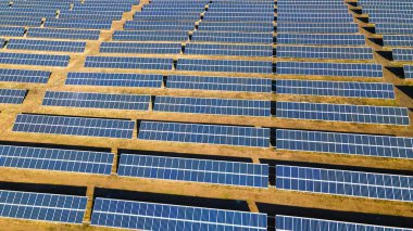 Güneş panelleri, fotovoltaik, alternatif güç kaynağı - seçici odak