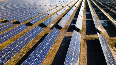 Güneş panelleri, fotovoltaik, alternatif güç kaynağı - seçici odak