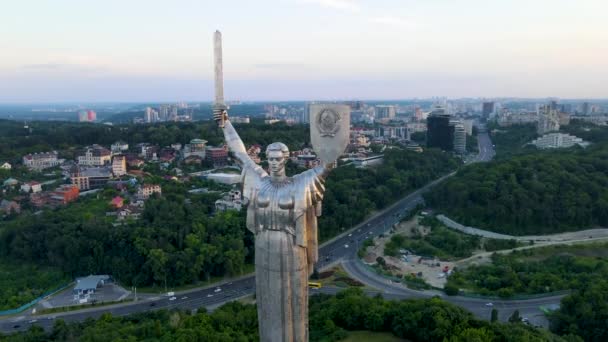 Kiev Ucrania Alrededor 2021 Tomando Una Vista Aérea Kiev Kiev — Vídeos de Stock