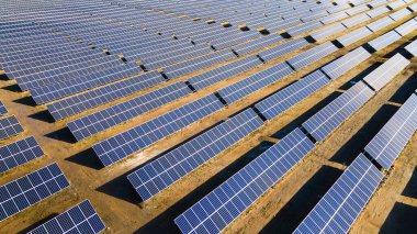 Güneş panelleri, fotovoltaik, alternatif güç kaynağı - seçici odak