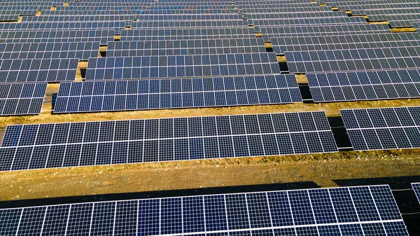 Solar panels, photovoltaic, alternative power source - selective focus