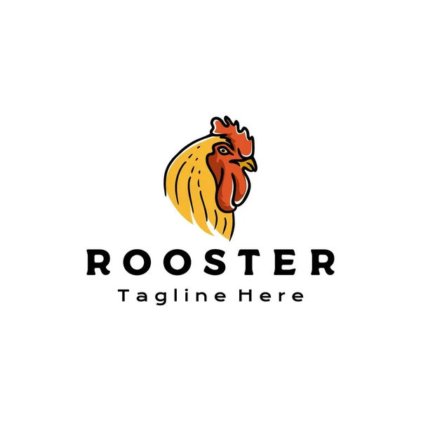 빈티지 Rooster 디자인 아이콘 — 스톡 벡터