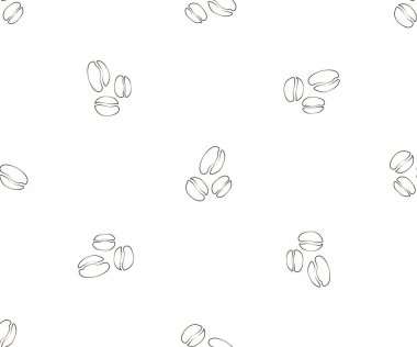 Kahve çekirdekleri pürüzsüz.