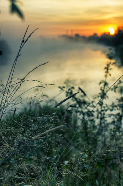 Sonnenaufgang Ist Eine Großartige Zeit Der Natur Entspannen Und Energie — Stockfoto