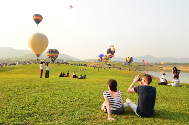 Singha Park uluslararası Balon Fiesta, Tayland.