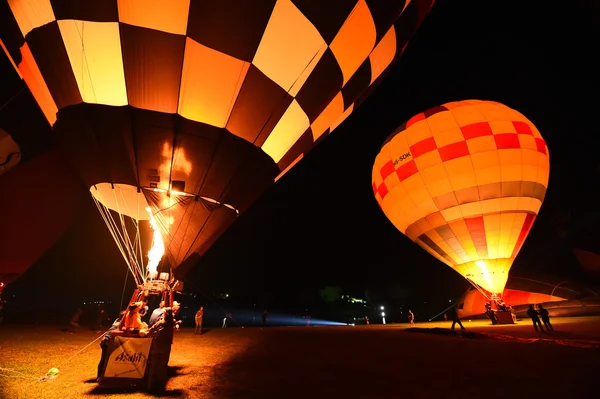 Singha Park International Balloon Fiesta, Tailândia . — Fotografia de Stock