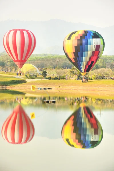 Singha Park International Balloon Fiesta, Tailândia . — Fotografia de Stock