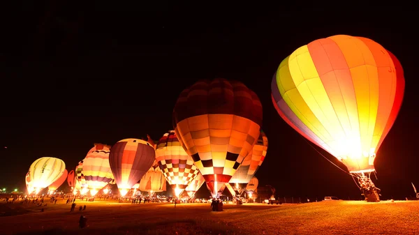 Singha Park International Balloon Fiesta,Thailand. Stock Photo