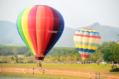 Singha Park uluslararası Balon Fiesta, Tayland.