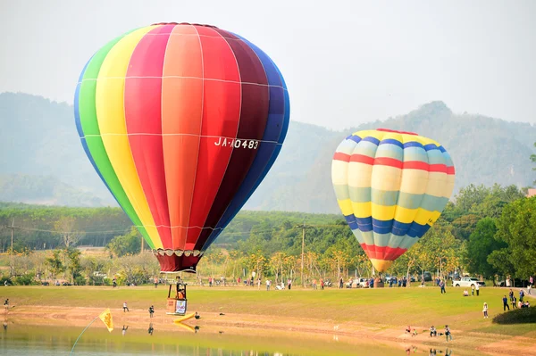 Singha Park International Balloon Fiesta, Tailândia . — Fotografia de Stock