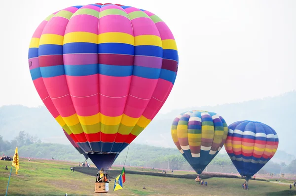 Singha Park International Balloon Fiesta, Tailandia . — Foto de Stock