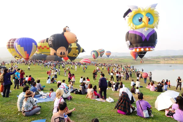 Singha Park International Balloon Fiesta,Thailand. — Stock Photo, Image