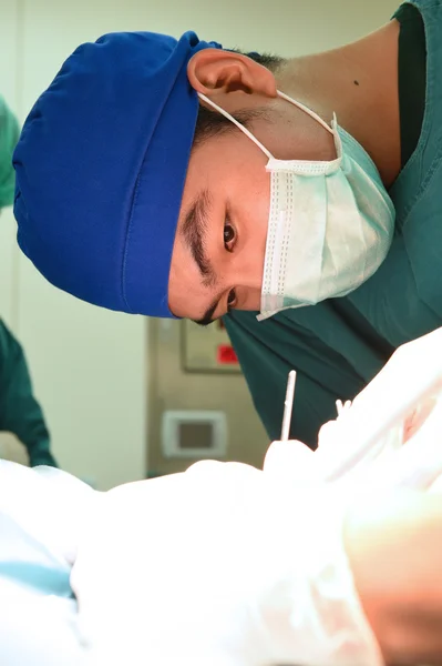 Veterinarian surgery in operation room — Stock Photo, Image