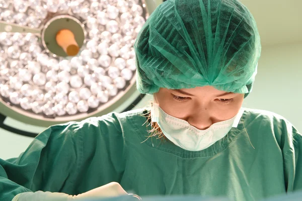 Veterinarian surgery in operation room — Stock Photo, Image