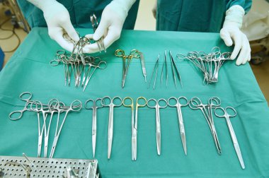 Ayrıntı atış steralized cerrahi aletleri