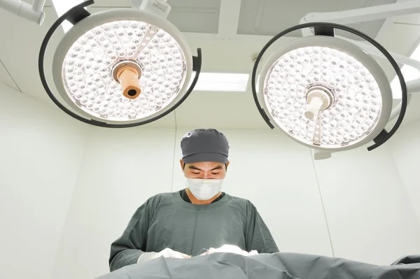 Cirurgia veterinária na sala de operação — Fotografia de Stock