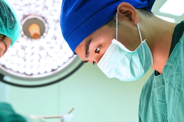 Veterinarian surgery in operation room — Stock Photo, Image