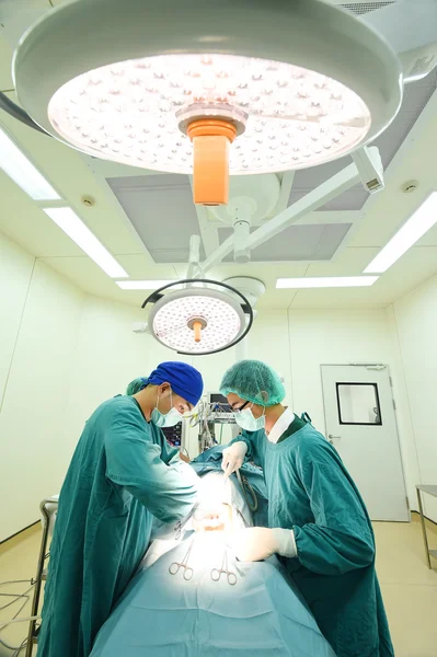 Twee dierenartsen in de operatiekamer — Stockfoto