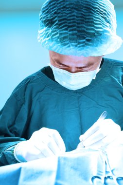 Veteriner Cerrahi operasyon odasında 