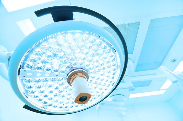 Surgical lamps in operation room — Stock Photo, Image