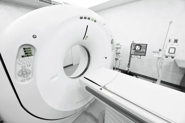 CT szkenner szobában a kórházban — Stock Fotó