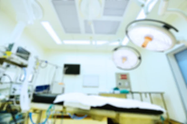 Blur of equipment and medical devices in modern operating room — Stock Photo, Image