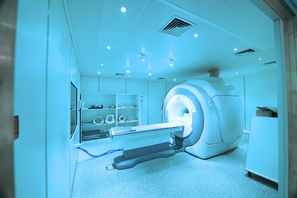 MRI scanner room in hospital — Stock Photo, Image