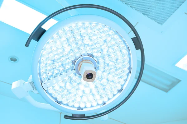 Surgical lamps in operation room — Stock Photo, Image