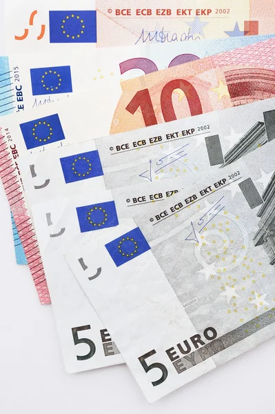 Close up of  euro bills — Stock Photo, Image
