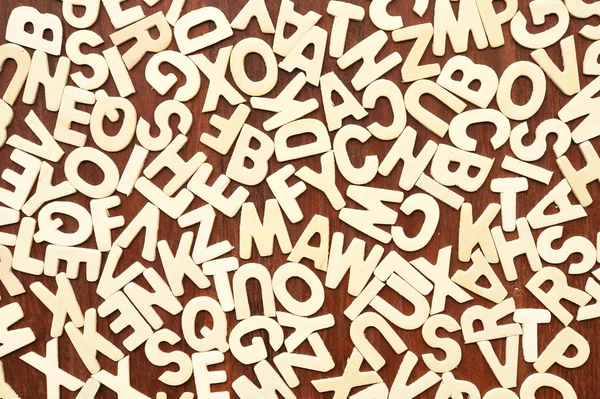 Close up do alfabeto inglês — Fotografia de Stock