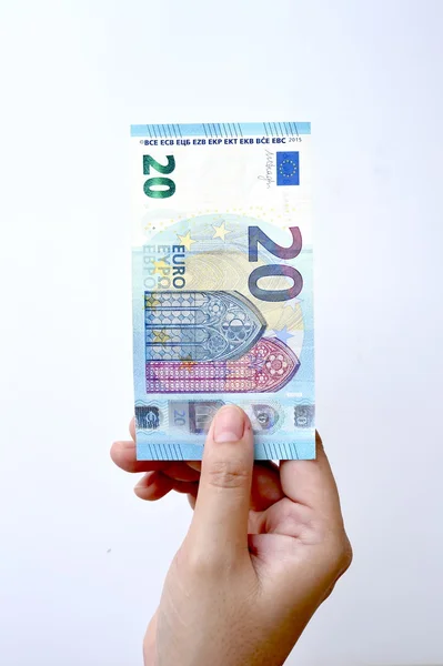 20 Euro sous la main — Photo